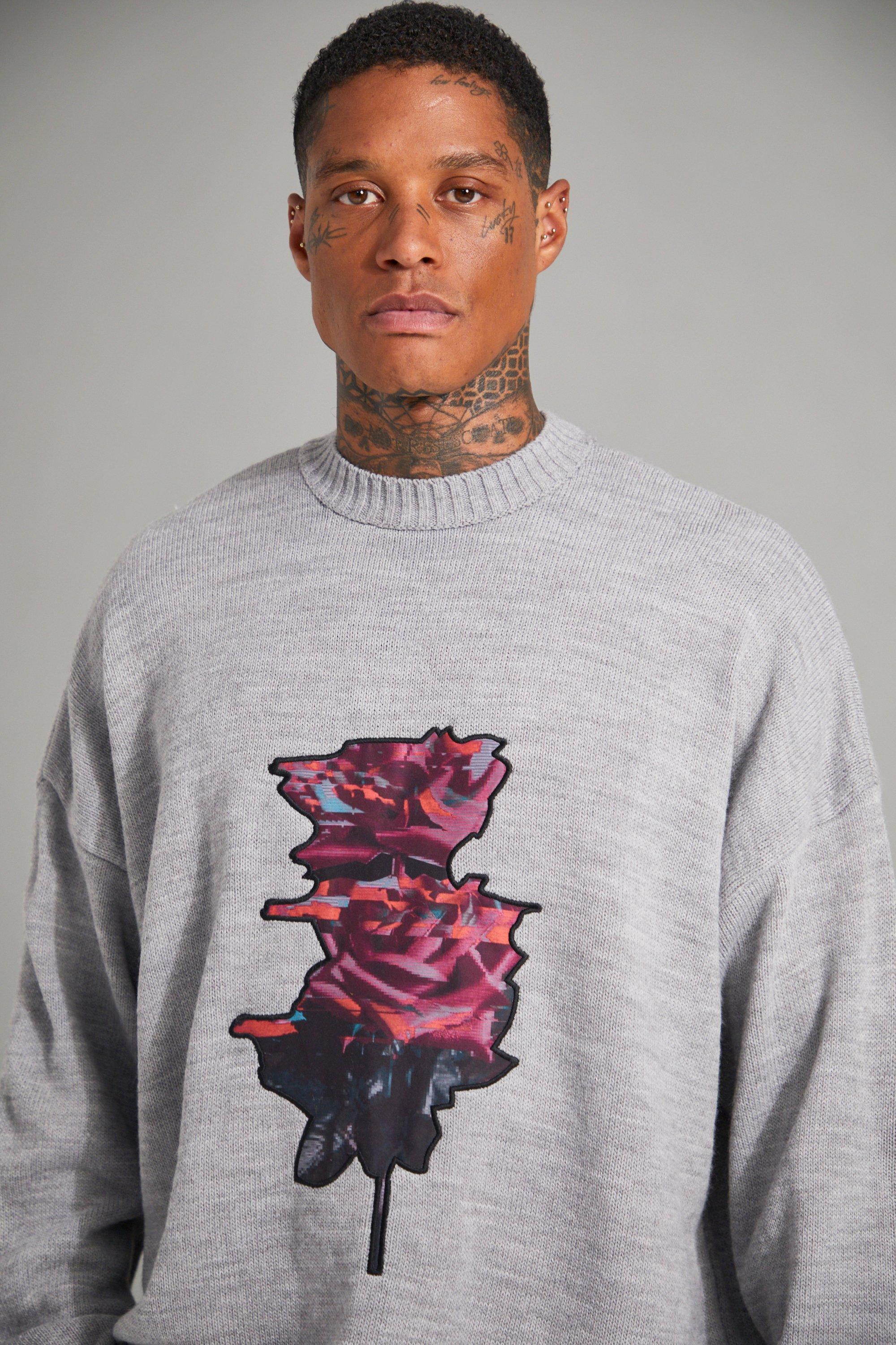 Pull rose pâle discount homme